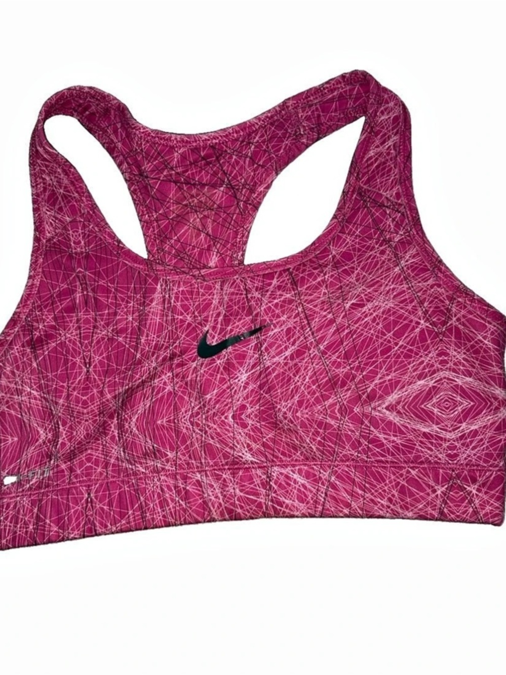 Nike Swoosh Sports Bra in Pink
